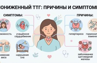 Пониженный ТТГ причины и симптомы у женщин