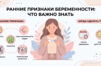Ранние признаки беременности: что важно знать 2 ранние признаки беременности инфографика